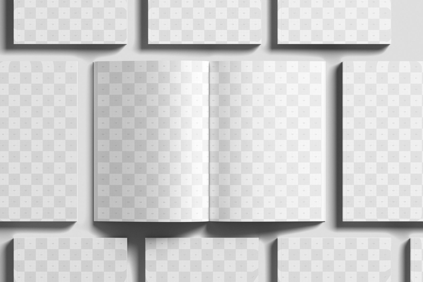 A4 EU Magazine Mockup
