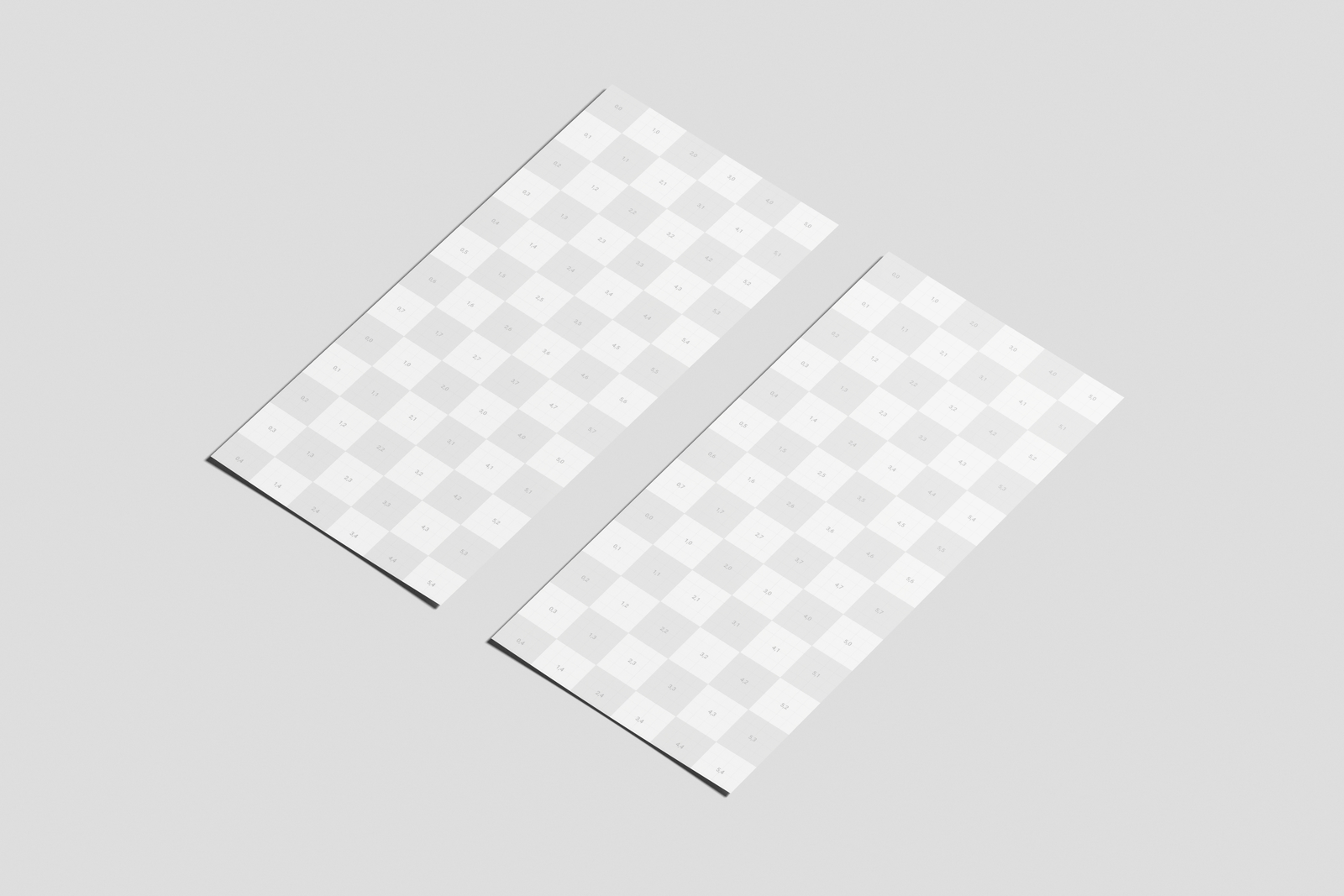 Free DL Leaflet Mockup High Angle View