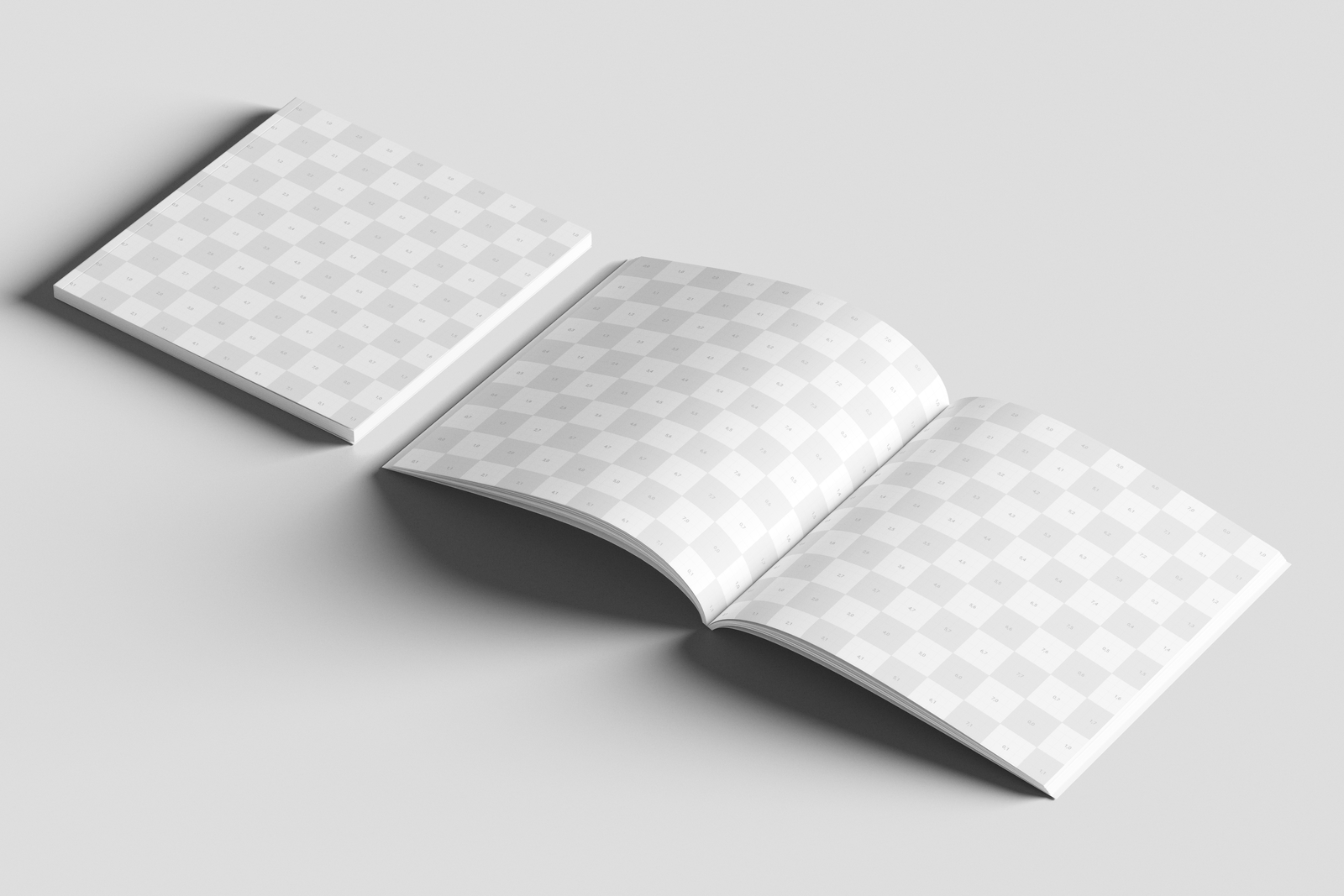 Square Publishing Magazine Mockup PSD