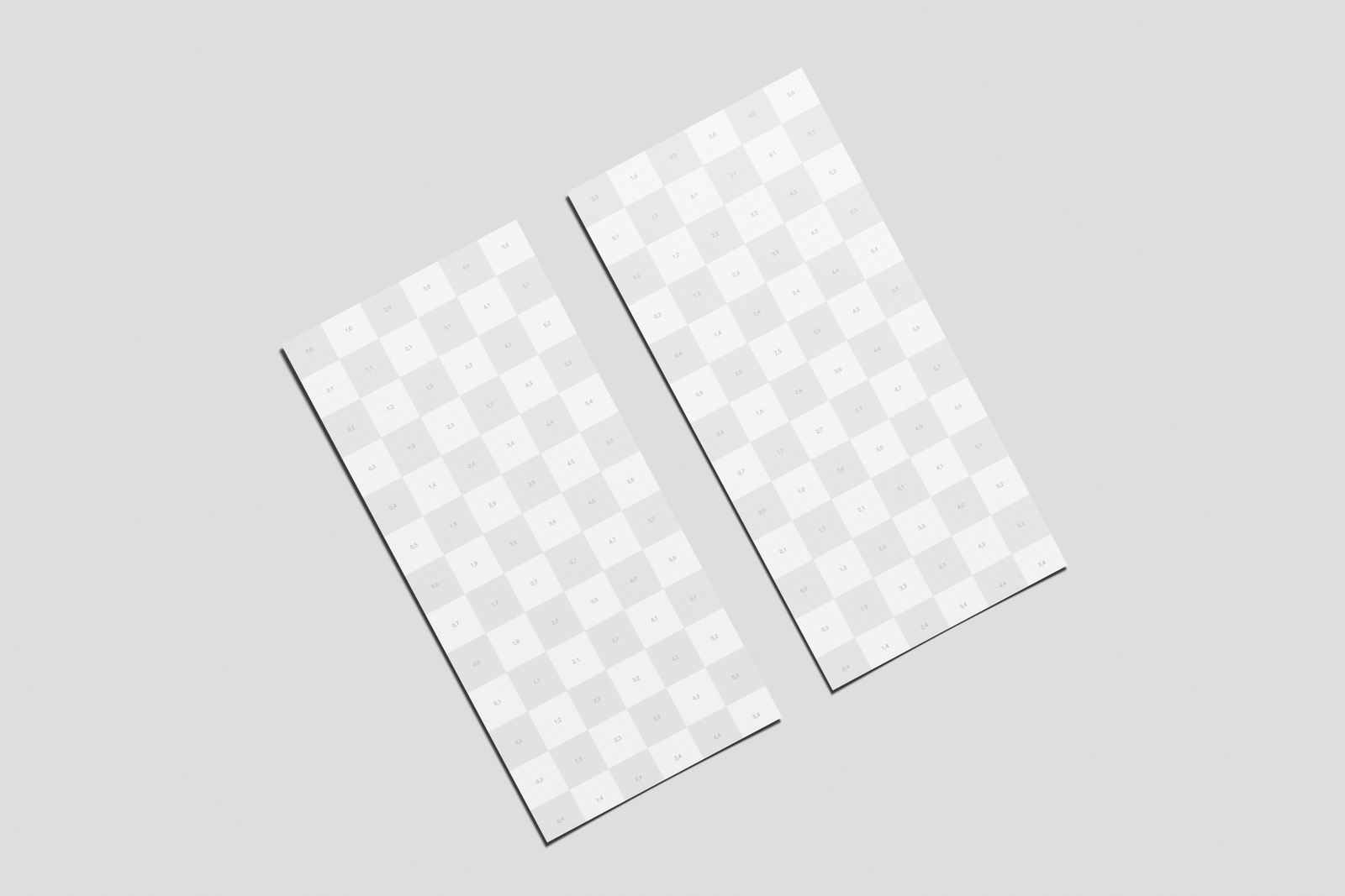 Free DL Flyer Mockup High Angle View