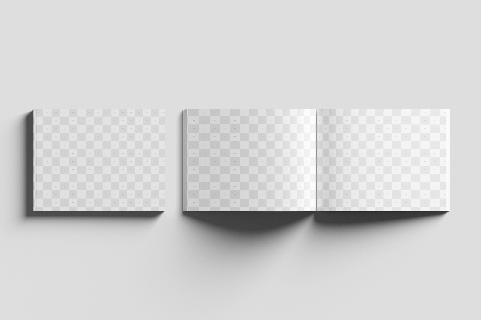 Free US Letter Horizontal Branding Magazine Mockup
