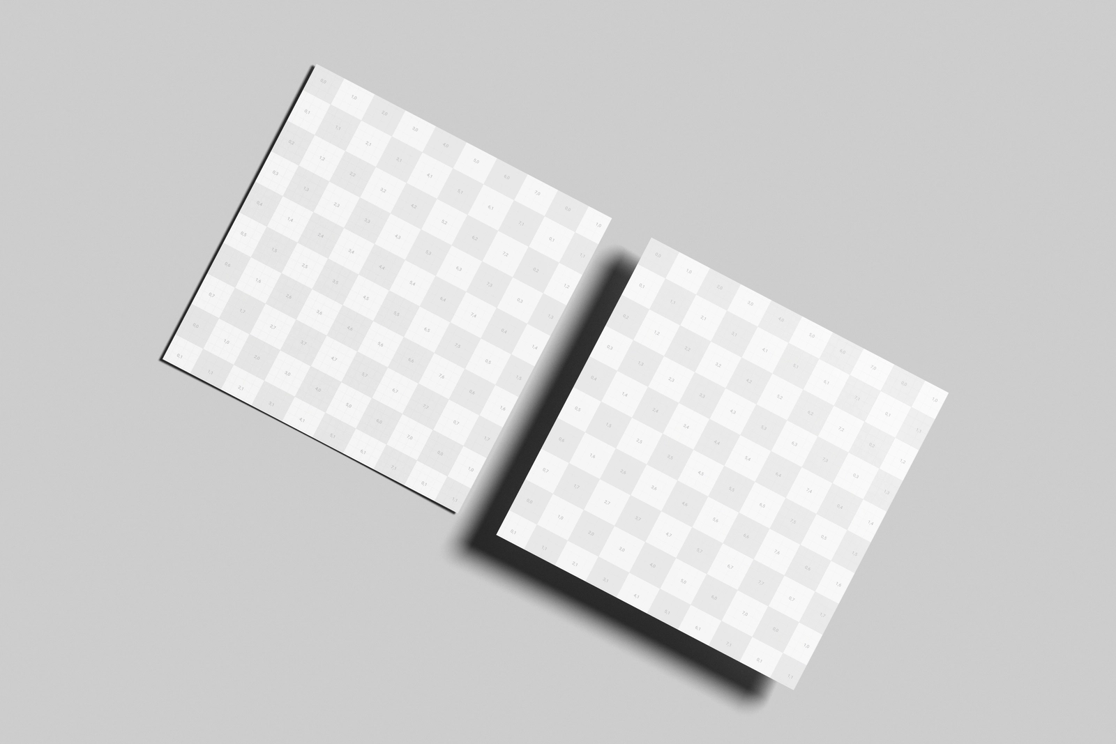 Free Square Handbill Mockup