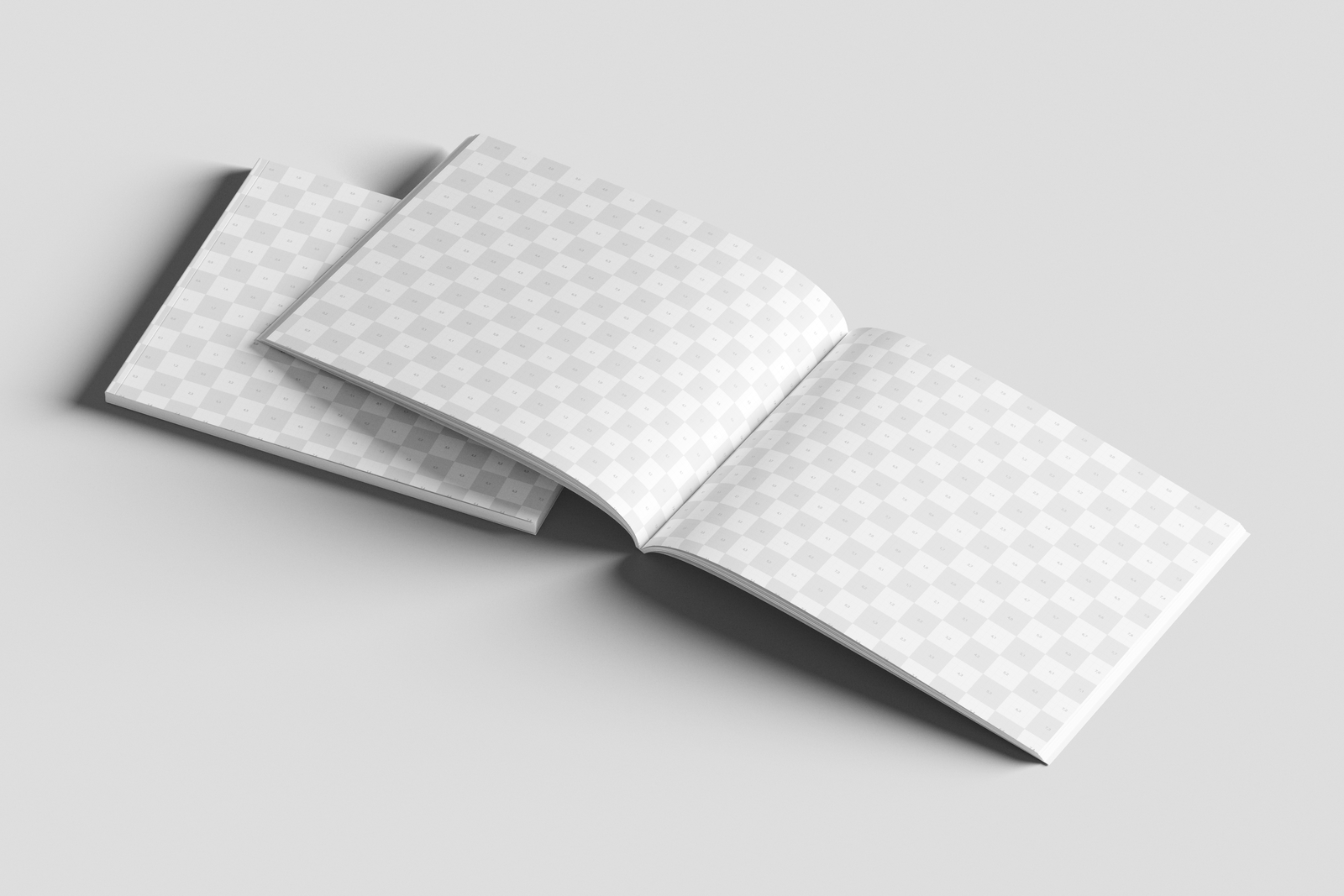 Free US Letter Landscape Modern Magazine Mockup