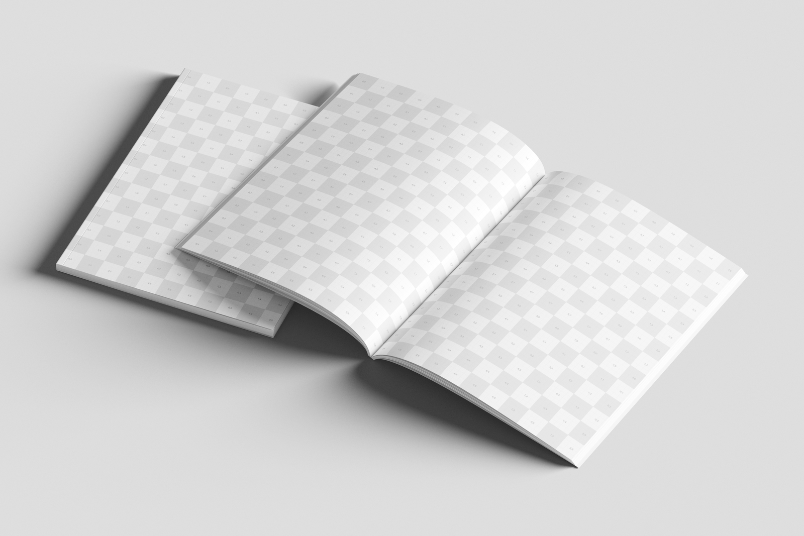 Free US Letter Professional Magazine Mockup
