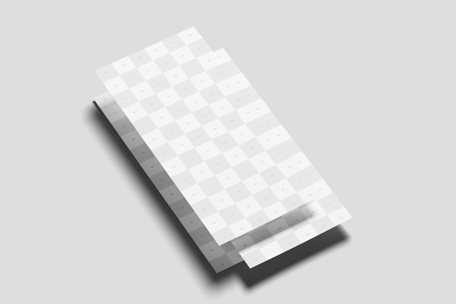 Free DL Leaflet Mockup Angled Perspective