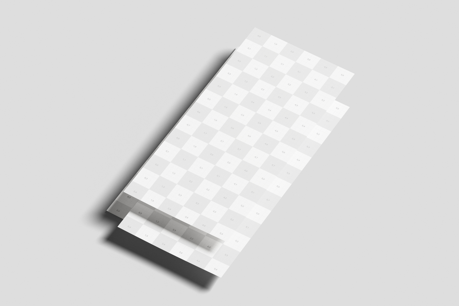 DL Leaflet Mockup On Surface