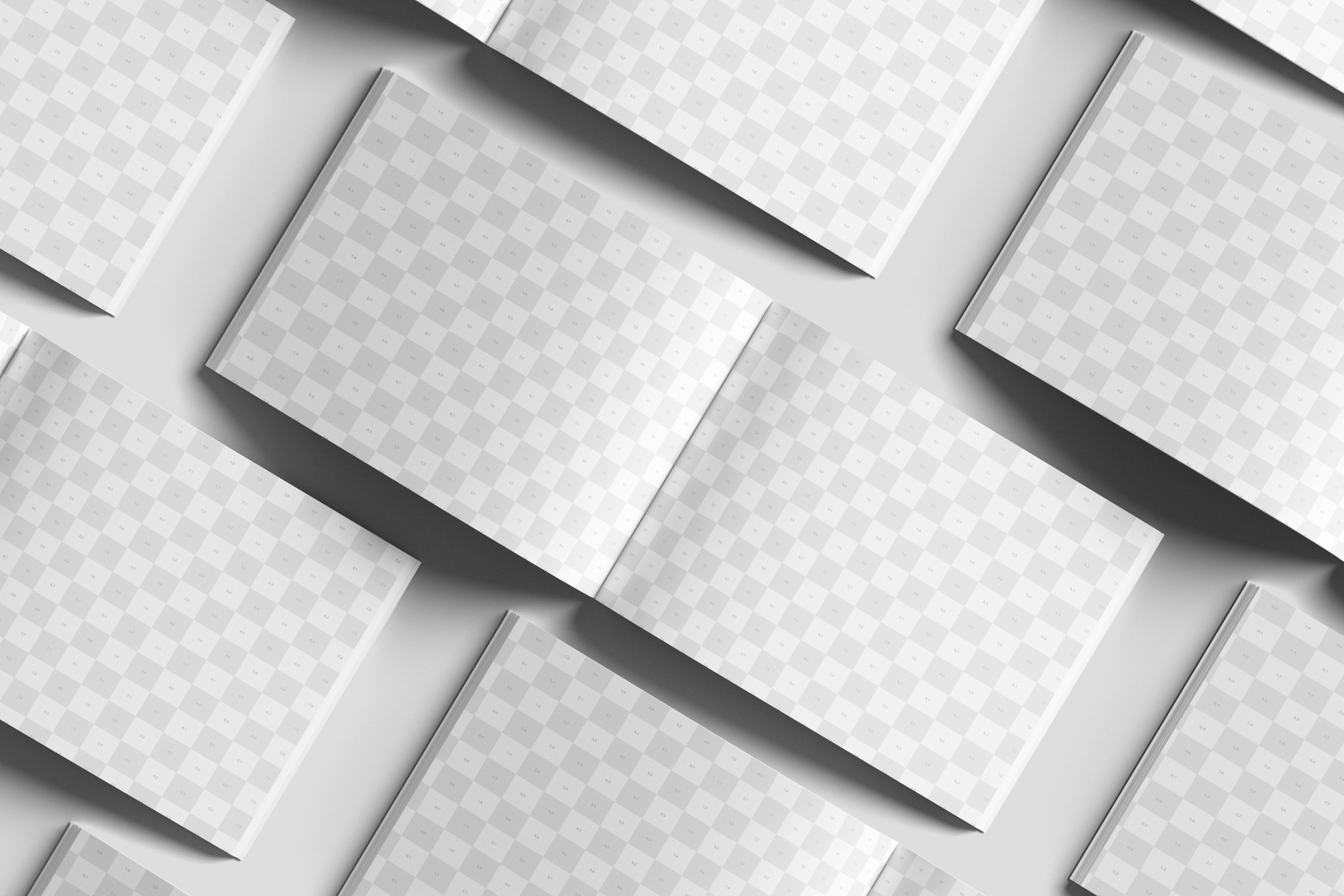 US Letter Landscape Print Magazine Mockup