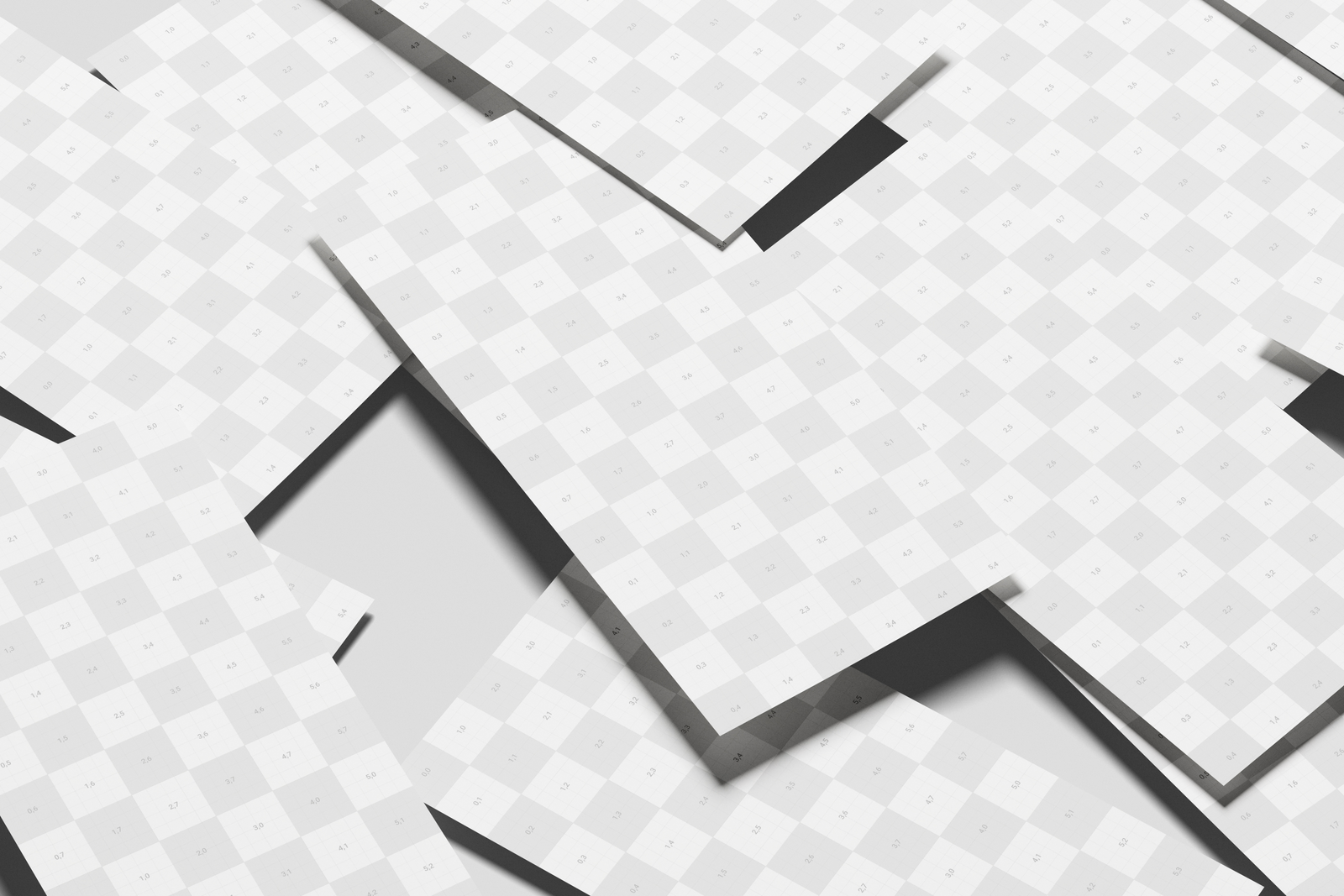 DL Handbill Mockup On Surface