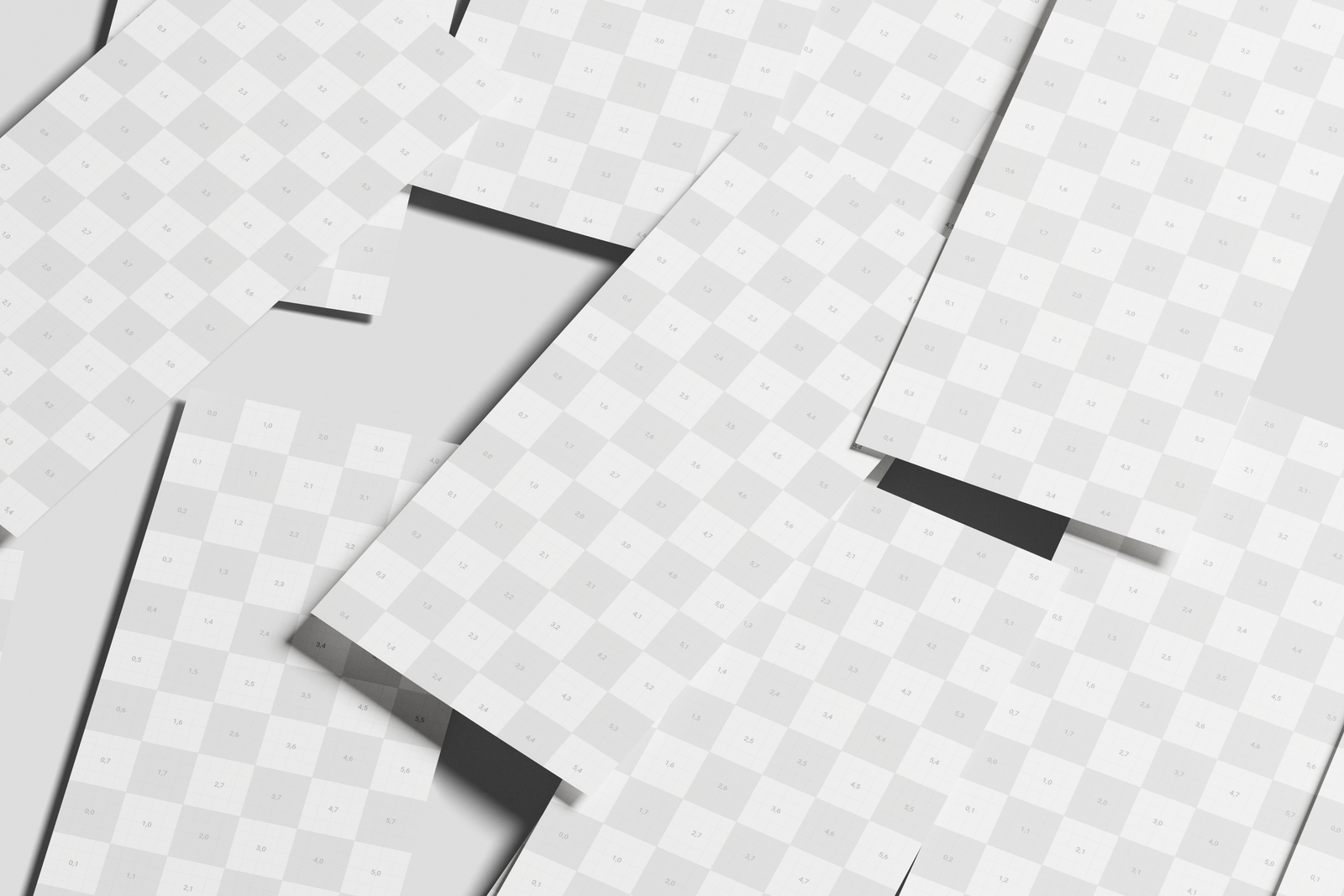 Free DL Leaflet Mockup Minimal Background