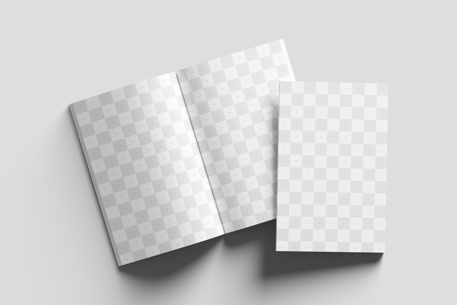 Free Tabloid Professional Magazine Mockup
