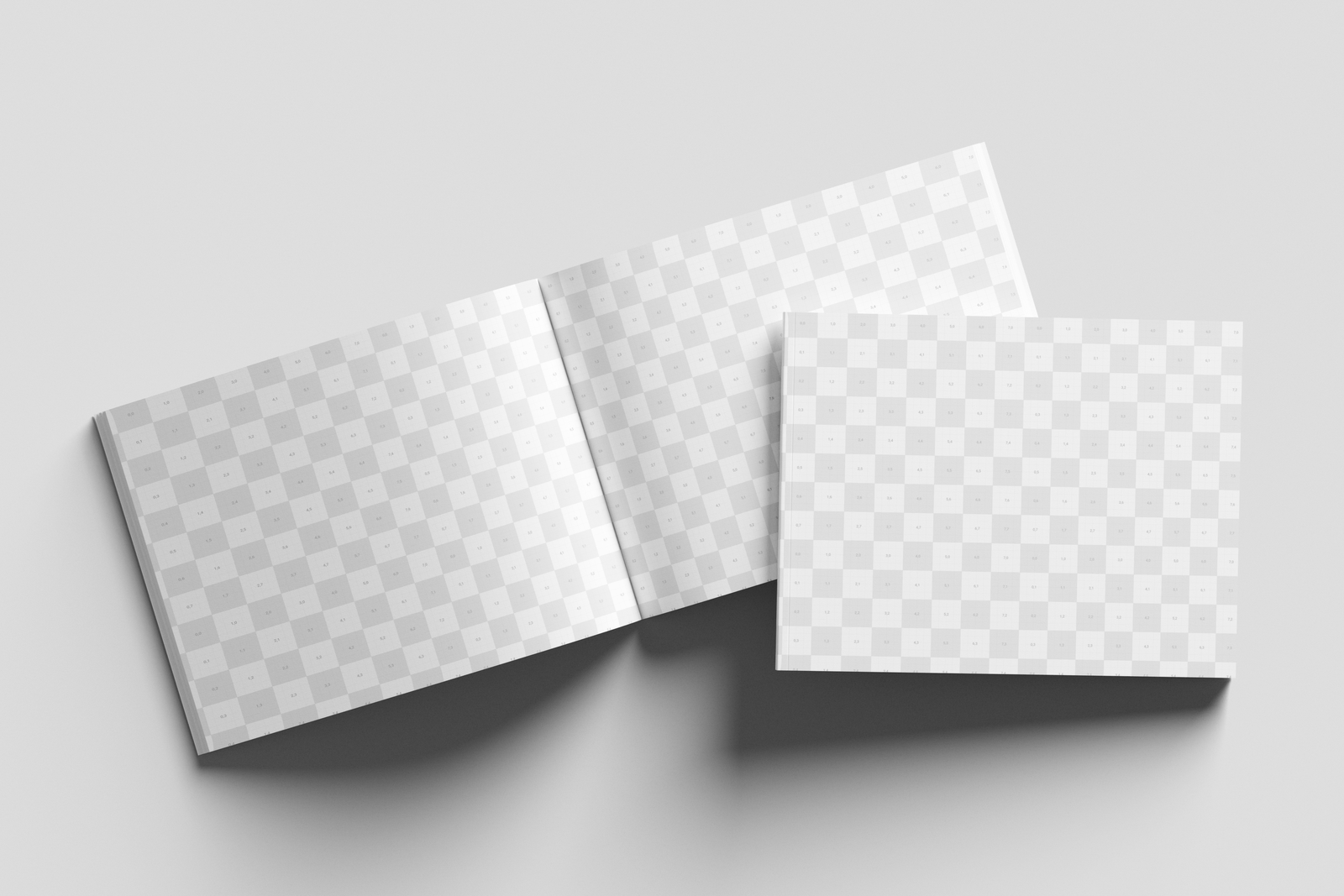 US Letter Horizontal Magazine Mockup