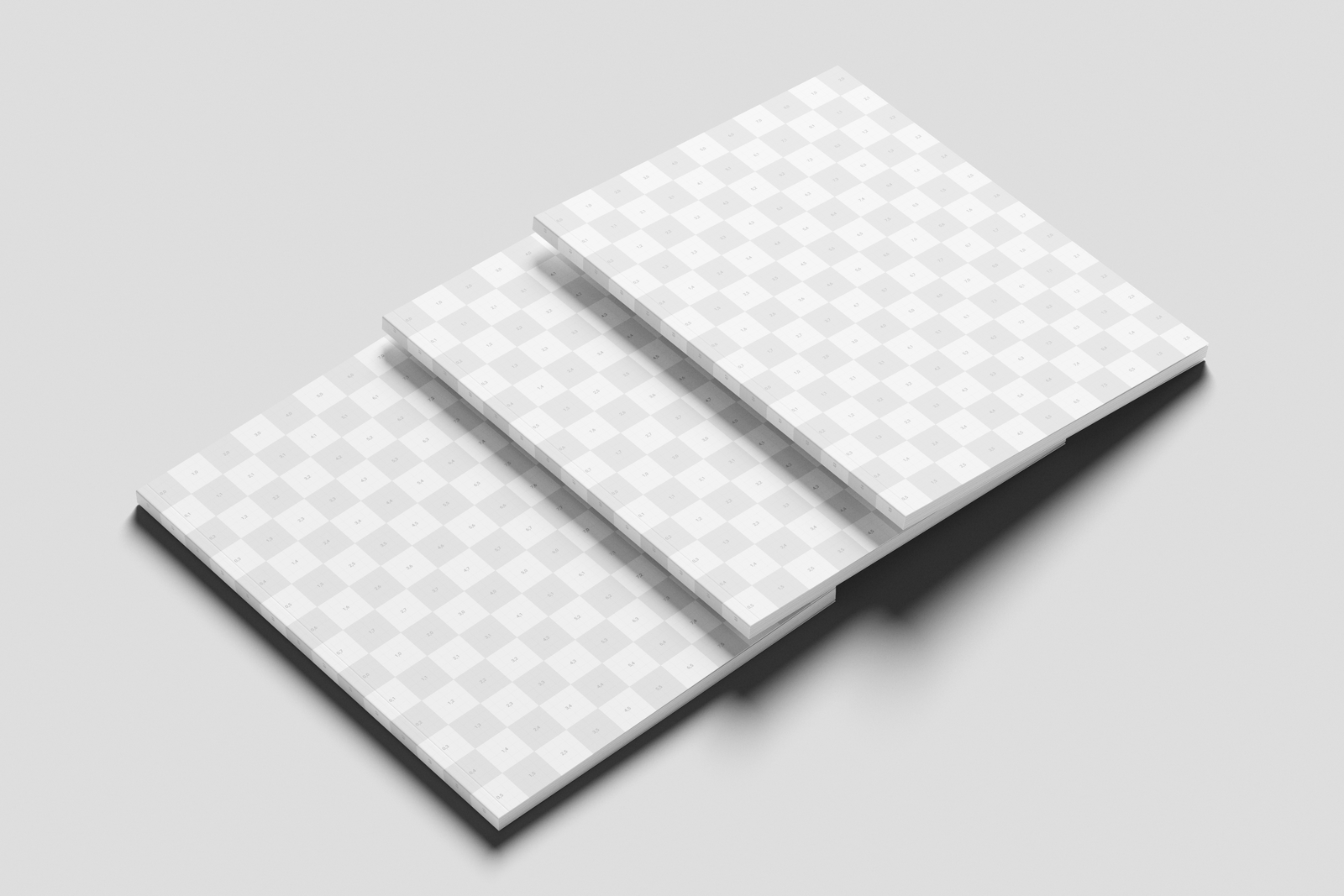 Free US Letter Editorial Magazine Mockup On Surface