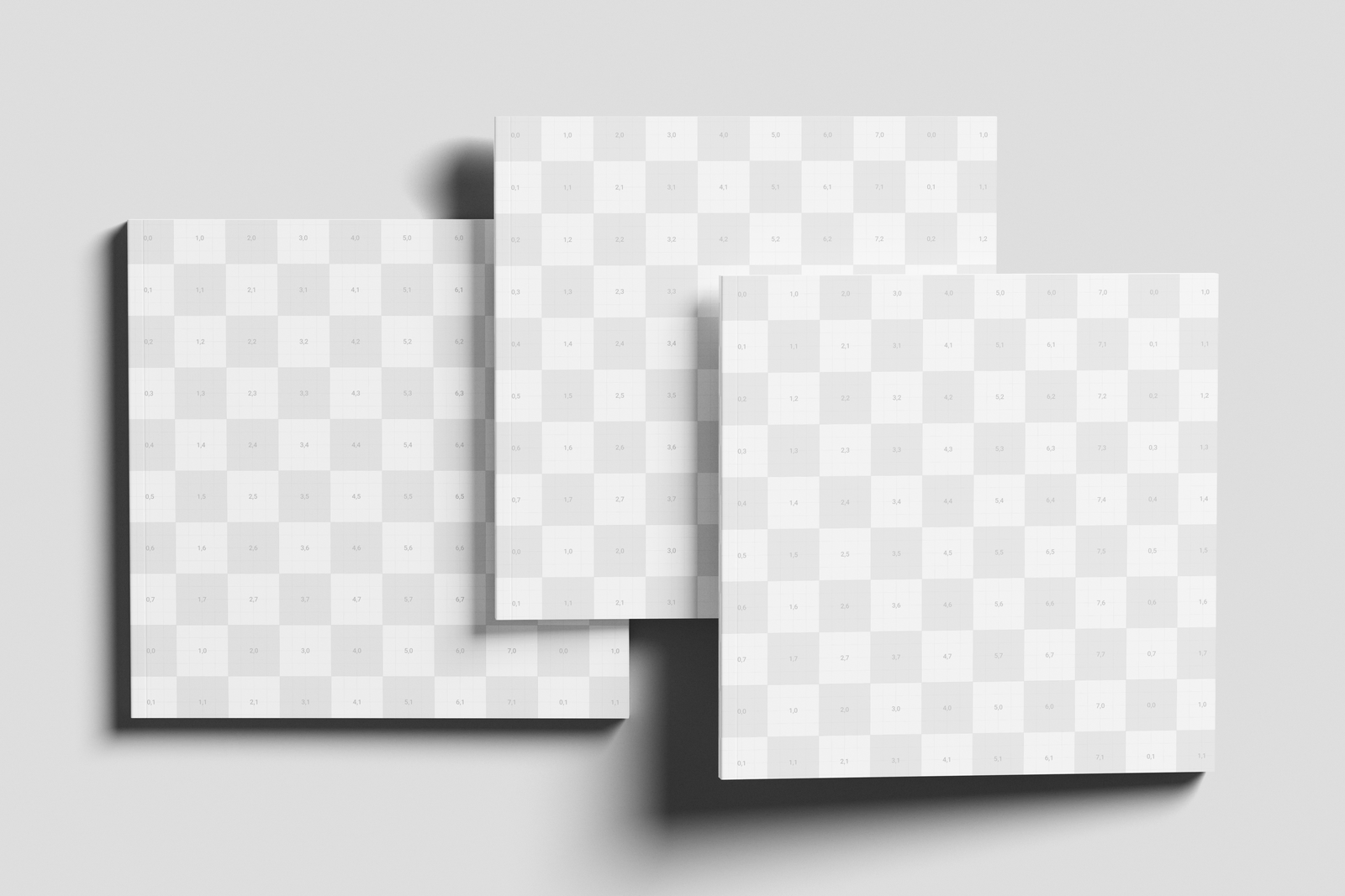 Square Editorial Magazine Mockup