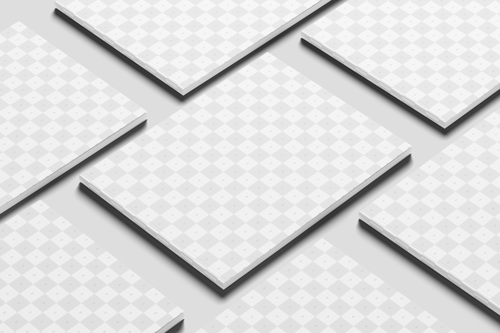 Free US Letter Horizontal Magazine Mockup