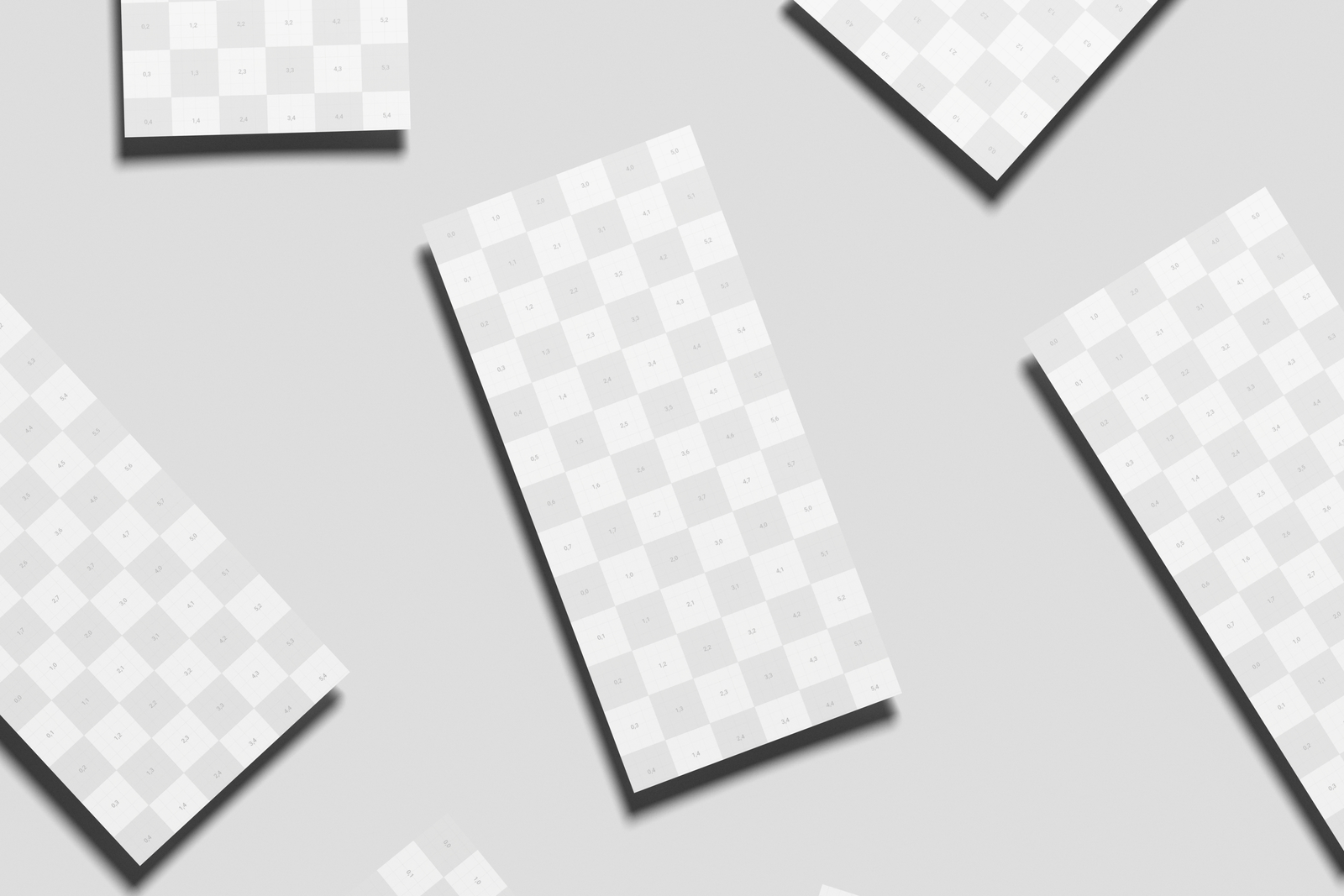 Free DL Leaflet Mockup Angled View