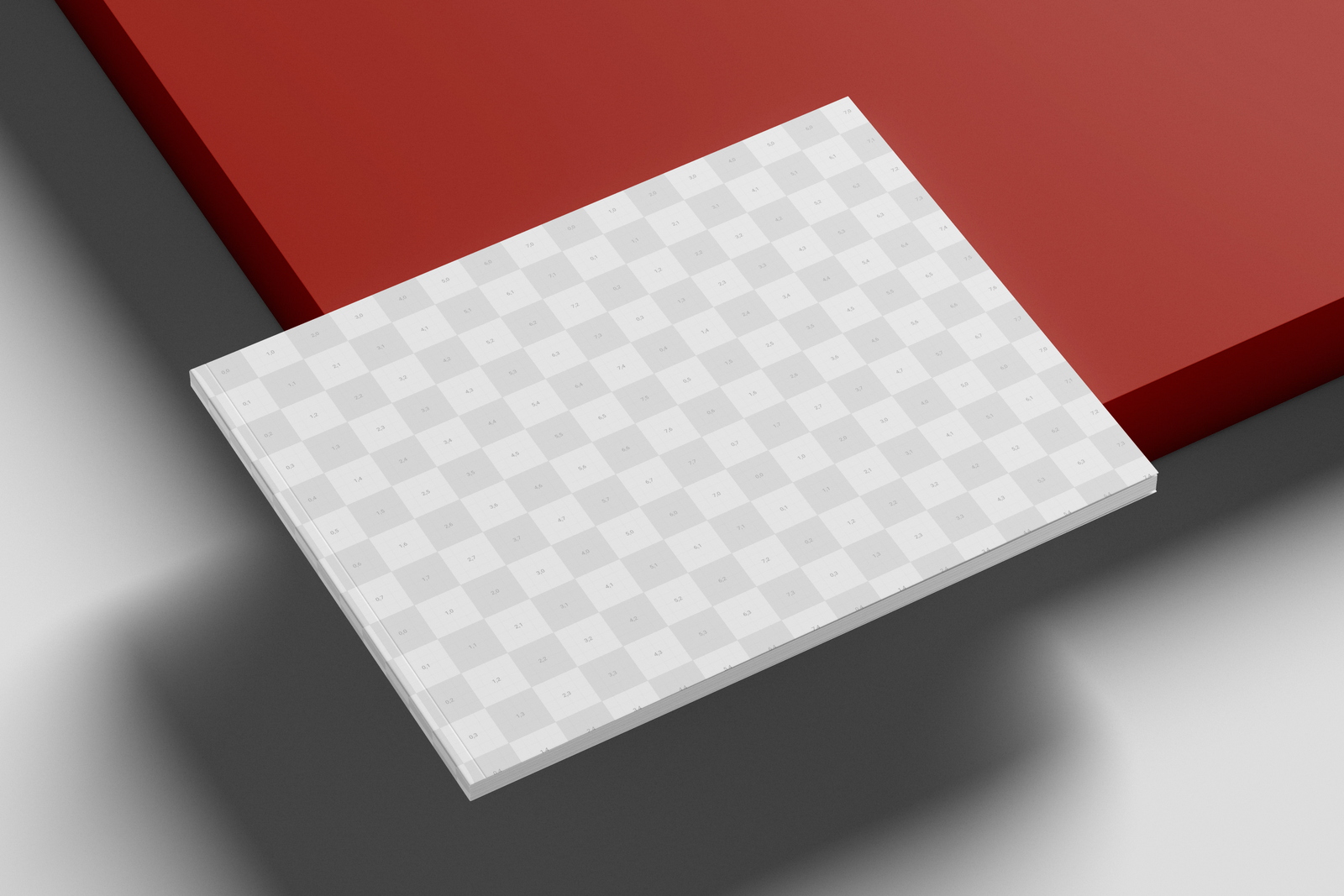 Free US Letter Horizontal Publishing Magazine Mockup