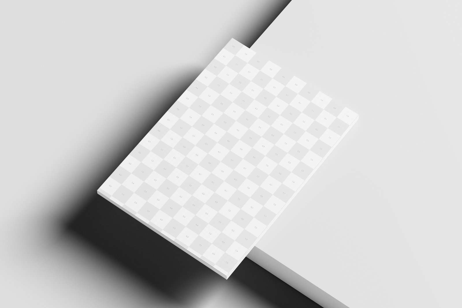 Free EU Magazine Mockup On Ledge