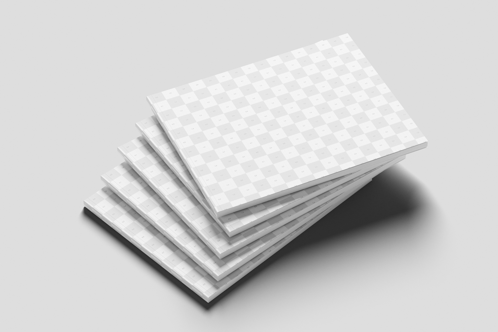 Free US Letter Landscape Professional Magazine Mockup