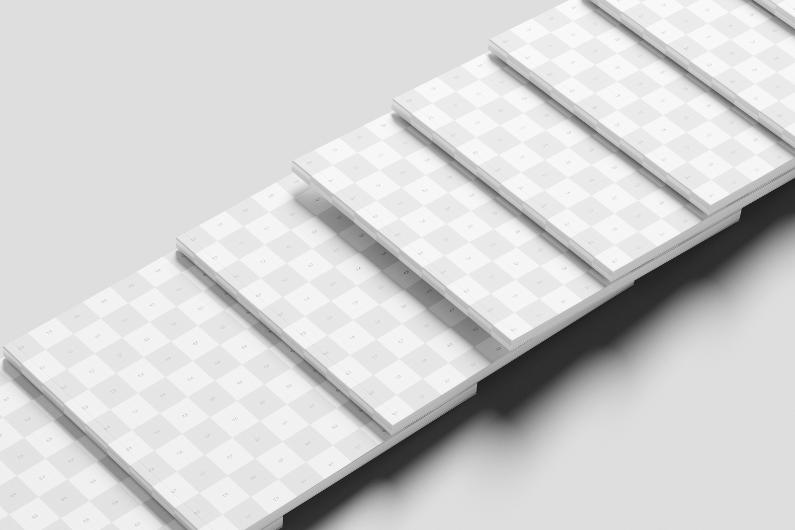 Free Square Publishing Magazine Mockup PSD On Magazine Stack