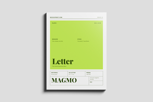 Free US Letter Publishing Magazine Mockup On Surface