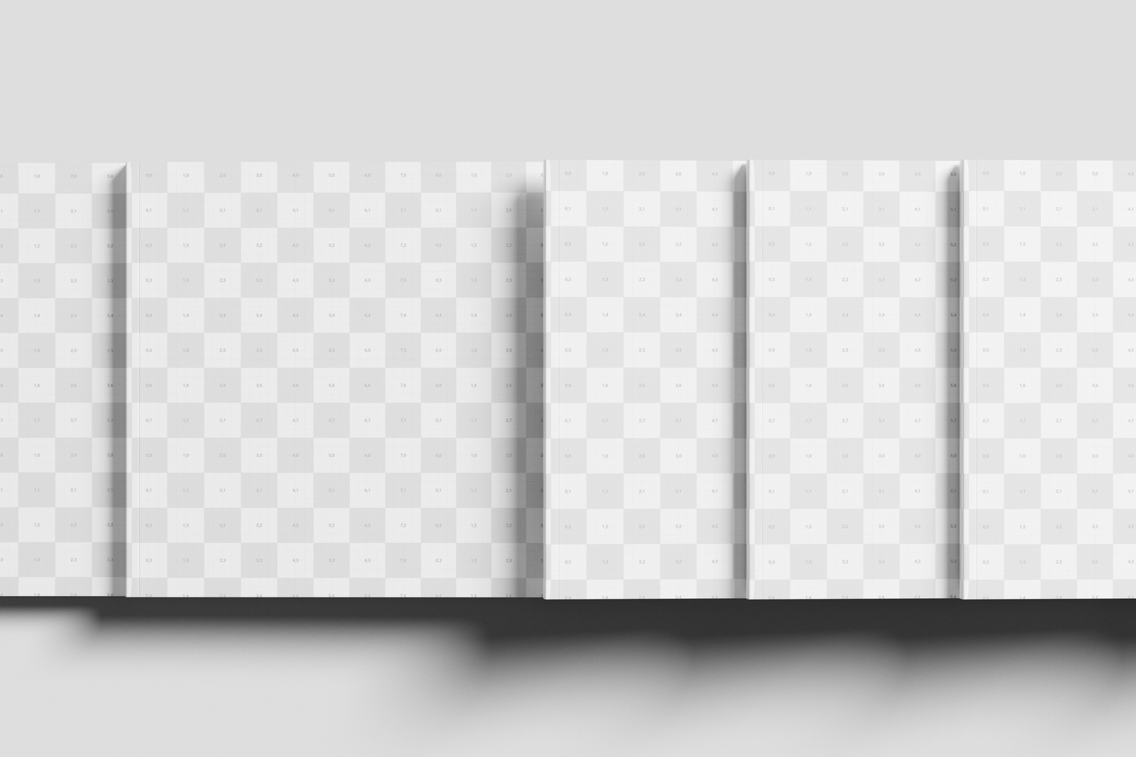 Free US Letter Landscape Publishing Magazine Mockup On Ledge