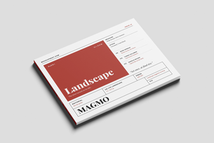 Free US Letter Horizontal Professional Magazine Mockup