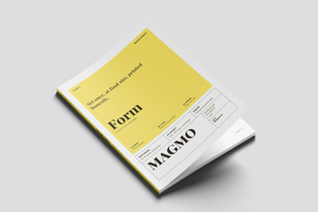 Free EU Magazine Mockup Low Perspective