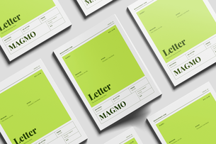 US Letter Professional Magazine Mockup