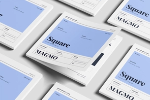 Square Magazine Mockup