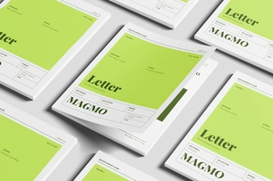 US Letter Publishing Magazine Mockup