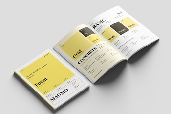 Free EU Magazine Mockup Scattered