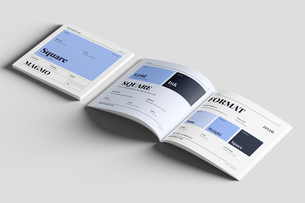 Square Publishing Magazine Mockup PSD