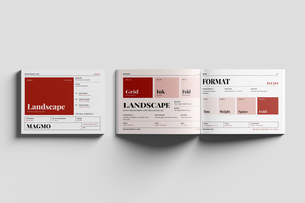 Free US Letter Horizontal Branding Magazine Mockup