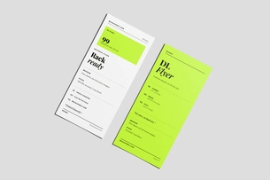 Free DL Handbill Mockup