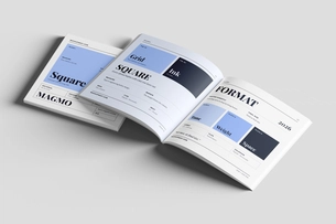 Free Square Professional Magazine Mockup PSD