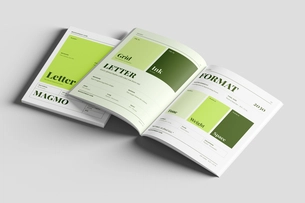 Free US Letter Professional Magazine Mockup