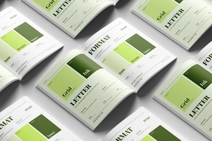 Free US Letter Print Magazine Mockup