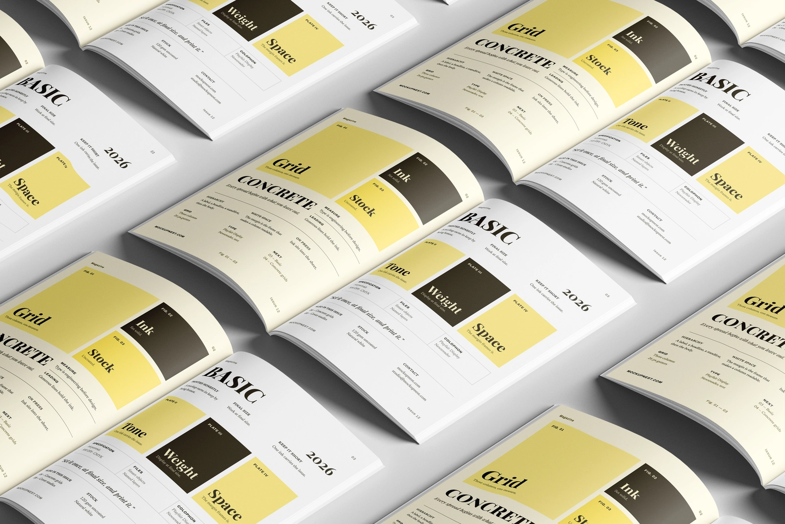 Free EU Size A4 Magazine Mockup