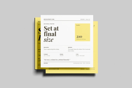 Square Flyer Mockup
