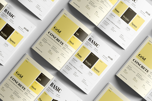 Free EU Magazine Mockup Top View