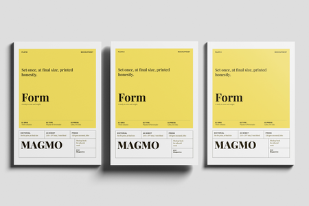 EU Magazine Mockup On Wall