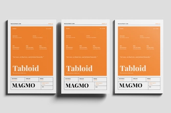 Free 11×17 Print Magazine Mockup On Surface