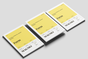 EU Magazine Mockup Angled Perspective