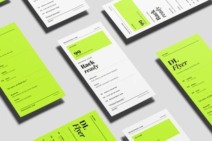Free DL Pamphlet Mockup