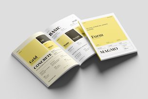 Free EU Magazine Mockup With Soft Shadows