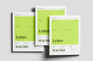 US Letter Print Magazine Mockup