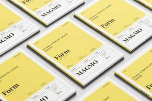 Free EU Magazine Mockup Soft Even Light