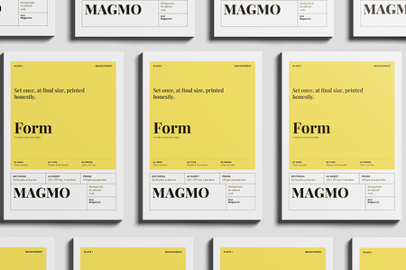 Free EU Magazine Mockup On Flat Surface