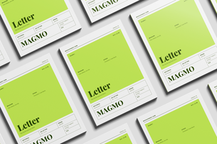 Free US Letter Editorial Magazine Mockup Top View