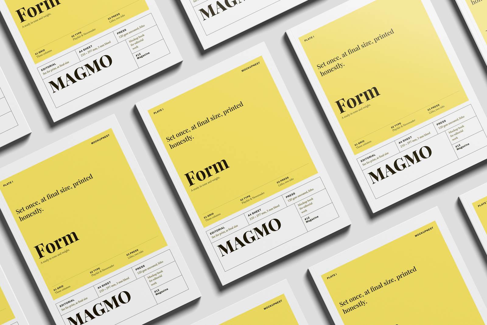 A4 Size Magazine Mockup